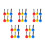 30 Pcs Soccer Hanging Target With Adjustable Strap For Skills Training 4