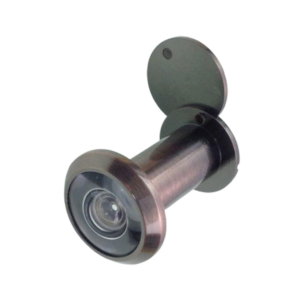 2Pcs Copper Door Viewer Prying Resistant Wide Angle Peephole Bronze 3622752988039