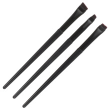 6Pcs Girls Eyeliner Brush Black Smooth Handle Dual Use Makeup Brush