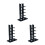 3St Display Stand Zwart, Stabiele Countertop Organizer 5