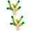 2Pcs Wooden Balancing Cactus With Building Blocks Educational Toy 7