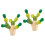 2Pcs Wooden Balancing Cactus With Building Blocks Educational Toy 4