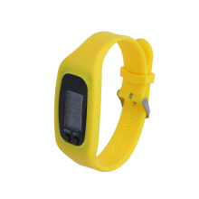 2Pcs Yellow Pedometer Watch Sports Wristband Calorie Monitor Daily Use
