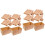 100 Sheets Disposable Toast Baking Paper Liners Wrappers 6
