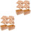 100 Sheets Disposable Toast Baking Paper Liners Wrappers 5