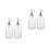 4 Pcs Transparent Glass Coffee Syrup Dispenser Bottles 9