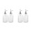 4 Pcs Transparent Glass Coffee Syrup Dispenser Bottles 5