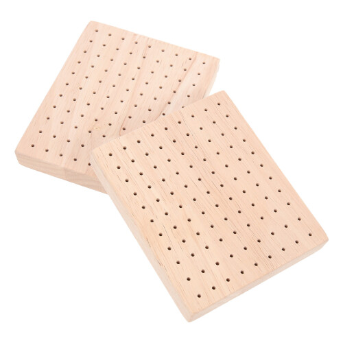 10 Pcs Pottery Clay Doll DIY Base Wood Display Stand