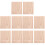 10 Pcs Pottery Clay Doll DIY Base Wood Display Stand 6