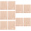 10 Pcs Pottery Clay Doll DIY Base Wood Display Stand 11