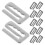 60 Pcs Barber Metal Buckles Replacement Accessories 1