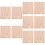 10 Pcs Pottery Clay Doll DIY Base Wood Display Stand 10