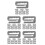 60 Pcs Barber Metal Buckles Replacement Accessories 5