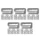 60 Pcs Barber Metal Buckles Replacement Accessories 6