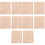 10 Pcs Pottery Clay Doll DIY Base Wood Display Stand 7