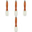 4Pcs Wooden Handle Carving Hammer Tool 3