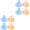 8 Sets Pacifier Dustproof Case Portable Holder For Babies 3