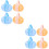 8 Sets Pacifier Dustproof Case Portable Holder For Babies 6