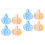 8 Sets Pacifier Dustproof Case Portable Holder For Babies 4