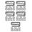 60 Pcs Barber Metal Buckles Replacement Accessories 9