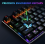 Z-EDGE 104-Key Mechanical Keyboard RGB Backlight Aluminum Frame Backlit 2