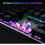 Z-EDGE 104-Key Mechanical Keyboard RGB Backlight Aluminum Frame Backlit 3
