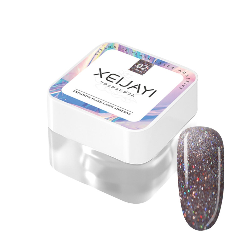 Gel Nail Polish Set Dual Color Temperature Change LongLasting Glossy Finish 8ml Cotton Candy