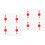 8 Pcs Transparent With Rotating Arrow For Party And Teaching 5