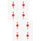 8 Pcs Transparent With Rotating Arrow For Party And Teaching 8
