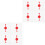 8 Pcs Transparent With Rotating Arrow For Party And Teaching 4
