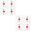8 Pcs Transparent With Rotating Arrow For Party And Teaching 7