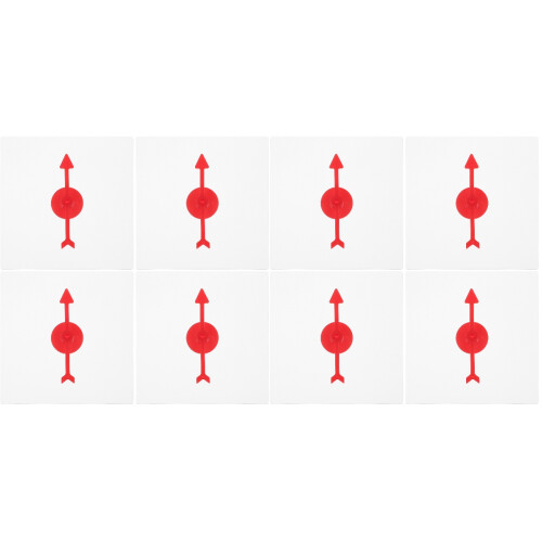 8 Pcs Transparent With Rotating Arrow For Party And Teaching 2