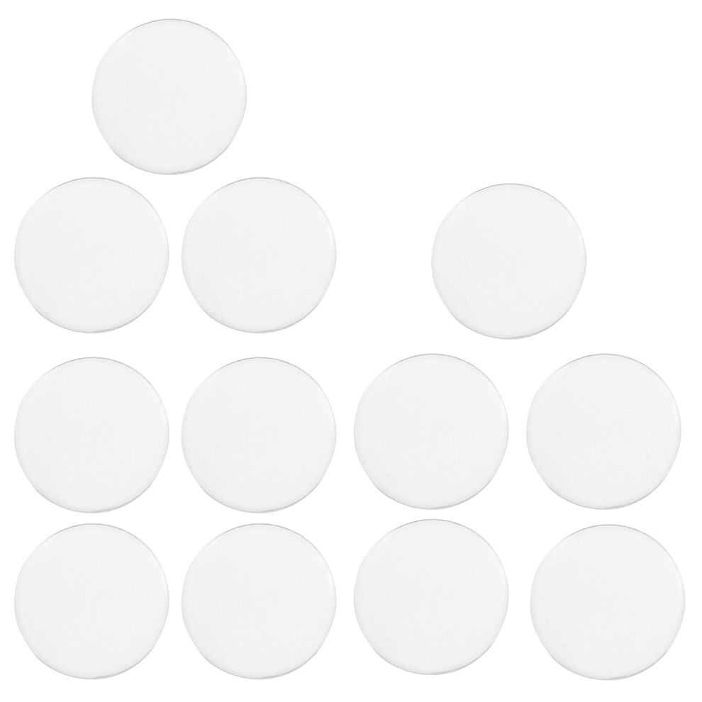 Artibetter 60 Pcs Convex Lens Transparent Optical Magnifier