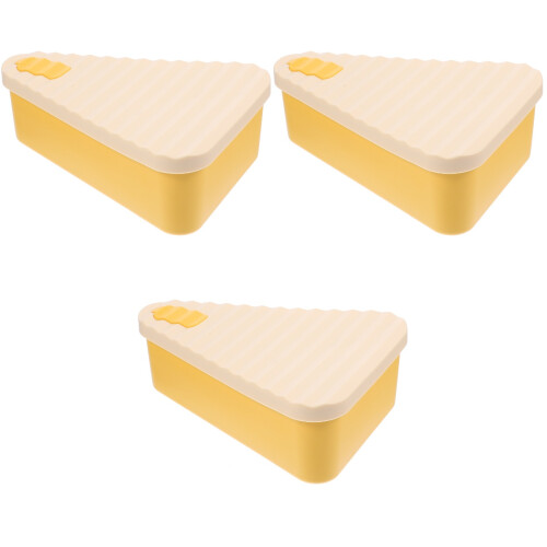 3Pcs Thickened Silicone Pizza Box For Fresh Food Storage 2