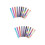 20Stk Glitzernde Snap Armbänder Silikon Kinder 7