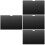 4Pcs Notebook Screen Privacy Shield Black Anti-Glare Privacy Protector 8