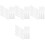 40Pcs White Cosmetic Spatulas Silicone Makeup Mixing Tools for Face 5