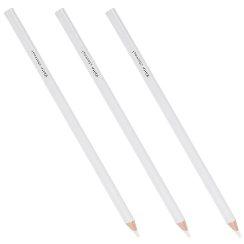2 Count Carbon Pencil White Colored Pencils Colors Blending Lead