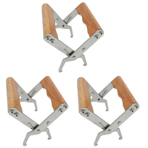 3Pcs Stainless Steel Beekeeping Frame Holder Grip Tool Assorted Color 1