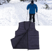 Heated Vest V Neck 5XL, Waterproof, 45C Red, Breathable Winter Wear