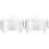 2 Sets Transparent Cake Tray With Dust Proof Dessert Cover 3