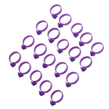 50pcs Small Tools Purple Buckle