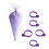 50pcs Small Tools Purple Buckle 2