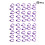50pcs Small Tools Purple Buckle 11
