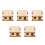 5Stk Holz 3D Modell Beige DIY 6