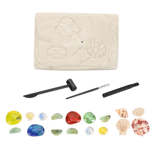 2 Sets Kids Archaeology Toy Digging Simulation Gems