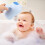 2Pcs Kids Baby Shampoo Cup Bear Shape Bath Shower Cap Spoon 5