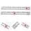 6 Pcs Sewing Ruler For Seam Allowance Button Position Quilting Craft 10