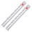 6 Pcs Sewing Ruler For Seam Allowance Button Position Quilting Craft 3
