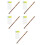 5Pcs Bamboo Flute In With Membranes And Storage Box 5